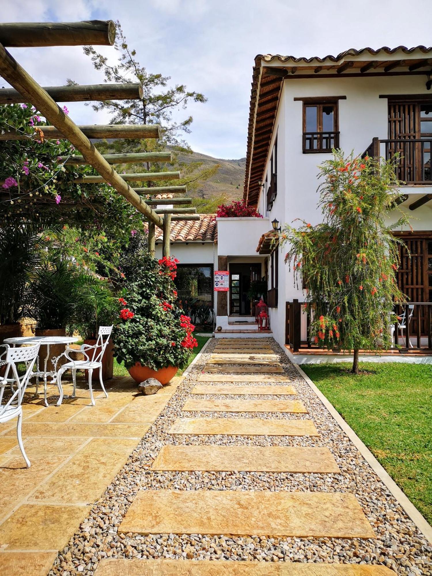 Gasthaus Casa Tzabar Villa de Leyva Exterior foto